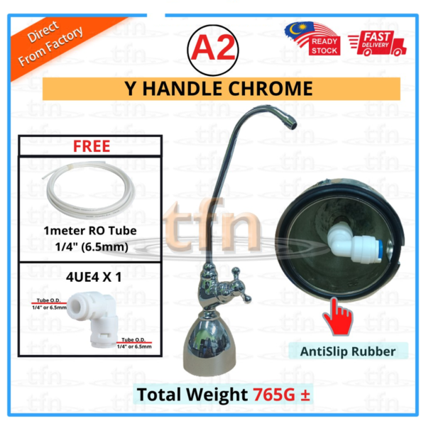 Portable Silver Water Filter Faucet For Water Purifier Use